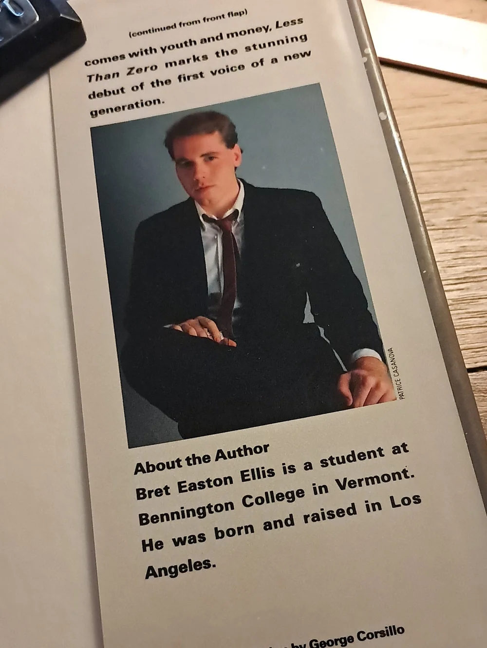 1985 Less Than Zero - Hardcover Novel